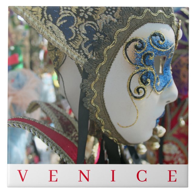 Cerâmica Azulejo cerâmico de Veneza Carnaval (Frente)