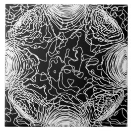 Cerâmica Azulejo cerâmico de Yarn branco