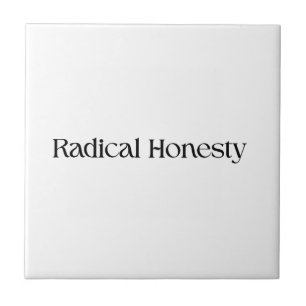 Cerâmica Azulejo Cerâmico Decorativo de Honestidade Radical