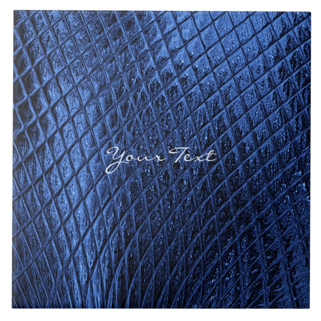 Cerâmica Azulejo cerâmico decorativo de Marinho azul (Frente)