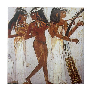 Cerâmica Azulejo cerâmico egípcio de música