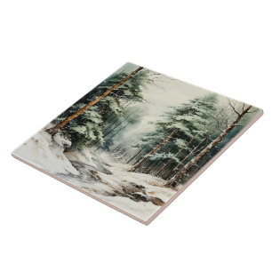 Cerâmica Azulejo cerâmico Encantado de Escape Florestal