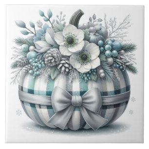 Cerâmica Azulejo Cerâmico Floral de Abóbora de Feriado