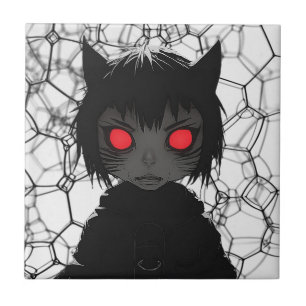 Cerâmica Azulejo Cerâmico Gótico de Anime de Fantasia Sombr