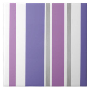 Cerâmica Azulejo Cerâmico - Lilac Com Separação De Prata