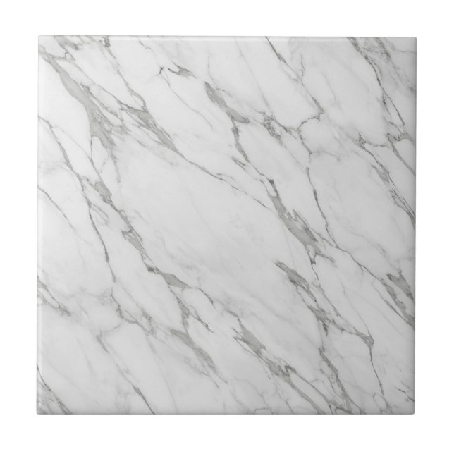 Cerâmica Azulejo cerâmico Luxurioso de mármore branco (Frente)