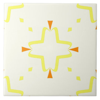 Cerâmica Azulejo cerâmico - Padrão de ladrilhos laranja e a