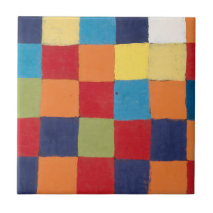 CERÂMICA  AZULEJO CERÂMICO : PAUL KLEE : GRÁFICO DE COR