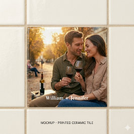 Cerâmica Azulejo Cerâmico Personalizado com Foto de Casal M