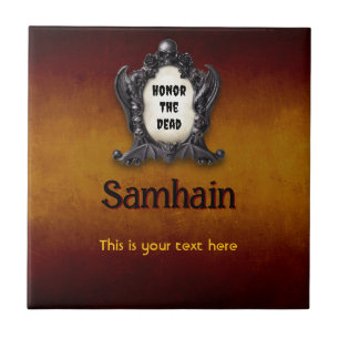 Cerâmica Azulejo Cerâmico Personalizável de Samhain