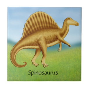 Cerâmica Azulejo cerâmico pré-histórico de Spinossauro D