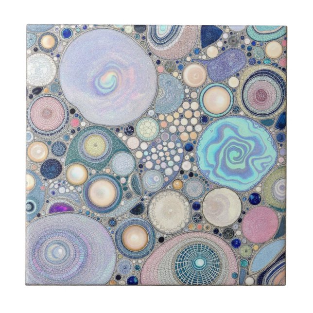 Cerâmica Azulejo cerâmico Vibrante do Espectro de Forma (Frente)