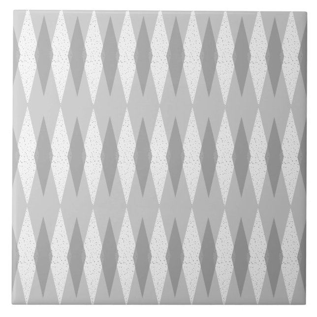 Cerâmica Azulejo cinzento moderno de Argyle do meio século (Frente)