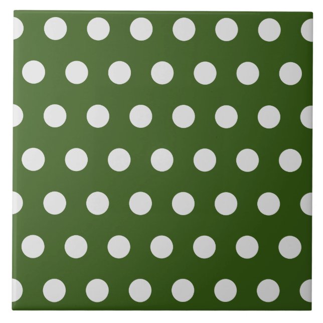 Cerâmica Azulejo clássico bonito de padrão de Bolinhas mode (Frente)