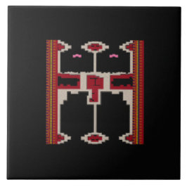 Cerâmica Azulejo com desenho de Bornéu