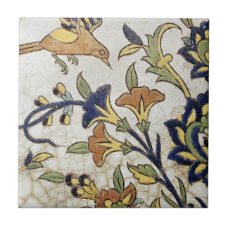 Cerâmica azulejo com design de colheita com aves