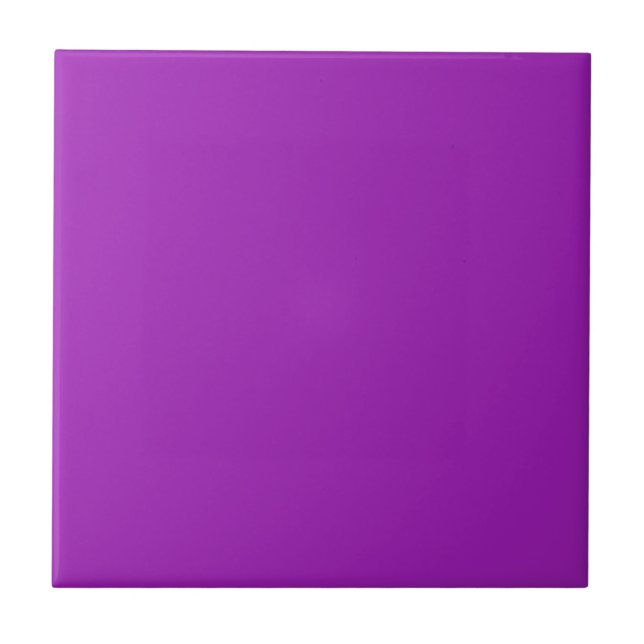 Cerâmica Azulejo com fundo de Lavanda de Pastel (Frente)