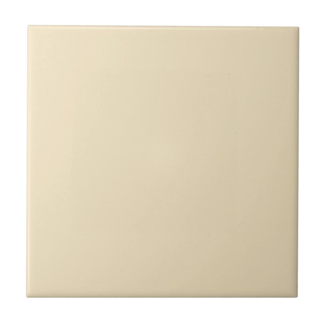 Cerâmica Azulejo com o fundo de Cream Ecru Beige (Frente)