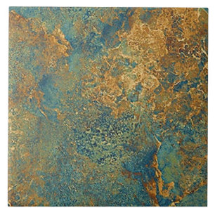 Cerâmica Azulejo - Cor de Ferrugem Texturizado
