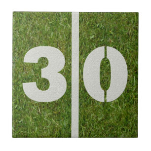 Cerâmica Azulejo customizável do futebol do aniversário de