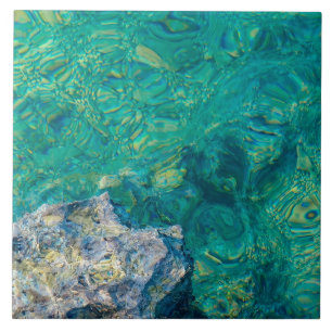 Cerâmica Azulejo da água do oceano de turquesa