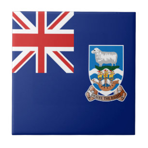 Cerâmica Azulejo da bandeira de Ilhas Falkland