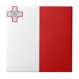 Cerâmica Azulejo da bandeira de Malta