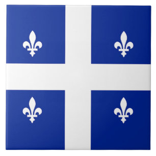Cerâmica Azulejo da bandeira de Quebeque
