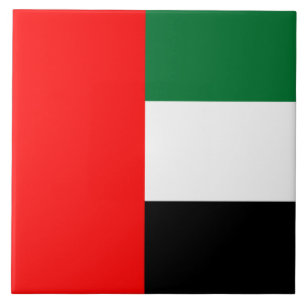 Cerâmica Azulejo da bandeira de United Arab Emirates