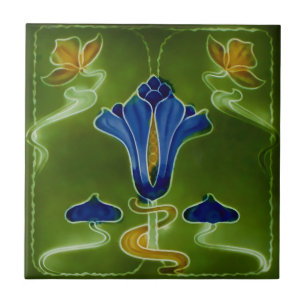 Cerâmica Azulejo da característica de design do vintage de