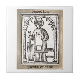 Cerâmica Azulejo da cozinha de San Lorenzo