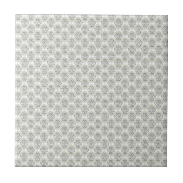 Cerâmica Azulejo da flor de lis (Frente)