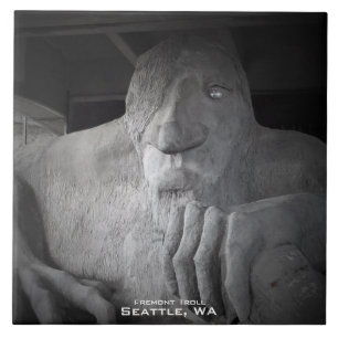 Cerâmica Azulejo da foto do troll de Seattle Fremont