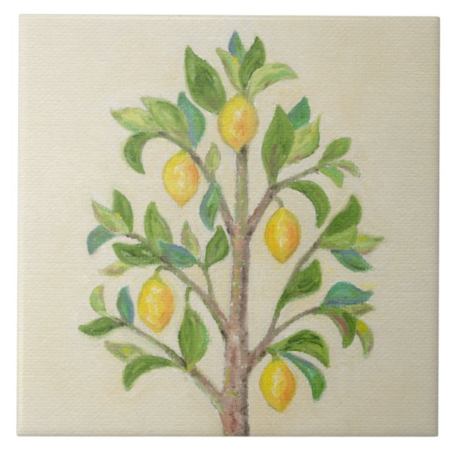 Cerâmica Azulejo da parede da árvore de limão (Frente)