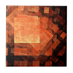 Cerâmica Azulejo de Abstrato de Arte da Janela