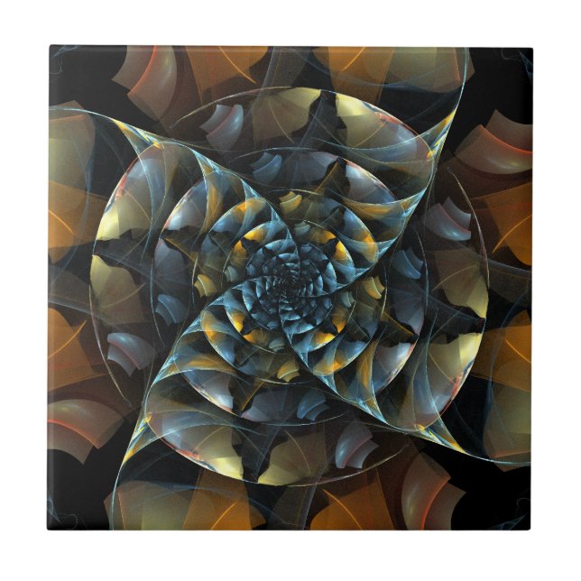 Cerâmica Azulejo de Abstrato de pintorno (Frente)