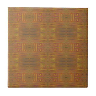 Cerâmica Azulejo de Abstrato de risco de ouro