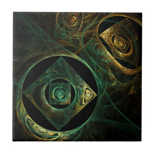 Cerâmica Azulejo de Abstrato de vibrações mágicas
