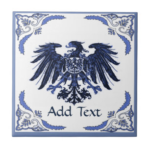 Cerâmica Azulejo de águia de ferro, holandês, personalize