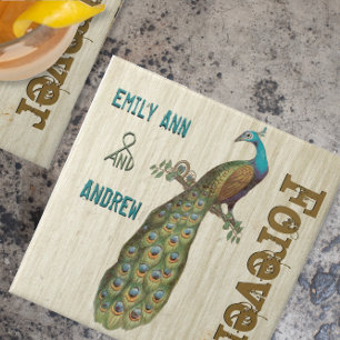 Cerâmica Azulejo de Aniversário para Sempre com Grão de Mad