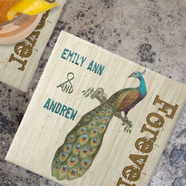 Cerâmica Azulejo de Aniversário para Sempre com Grão de Mad (Criador carregado)