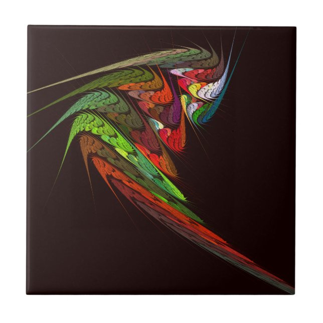 Cerâmica Azulejo de Arte Abstrato Chameleon (Frente)