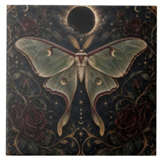 Cerâmica Azulejo de Arte Celestial Eclipse da Mariposa à Me
