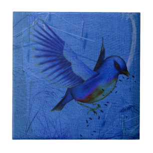 Cerâmica Azulejo de arte da Bluebird