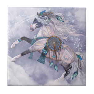 Cerâmica Azulejo de Arte de Dançarino de Nuvem