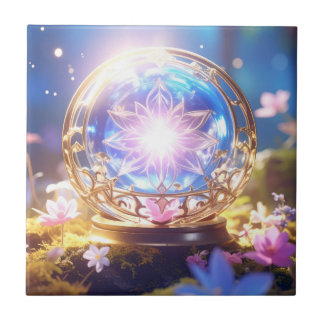 Cerâmica Azulejo de Arte Magic Crystal Orb