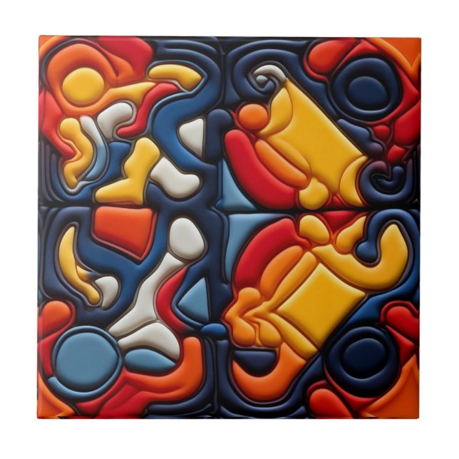 Cerâmica Azulejo de Arte Moderna (Frente)