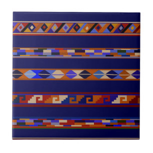 Cerâmica Azulejo de Arte Popular Tribal de Oaxaca do Sudoes