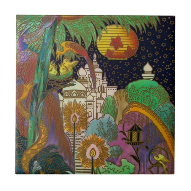 Cerâmica Azulejo de Backsplash da característica de design (Frente)