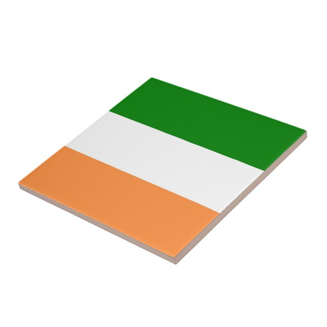 Cerâmica Azulejo de bandeira irlandês (Lateral)
